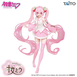 🇯🇵TAITO Vocaloid Sakura Miku (Newly Written Illustration Ver.) Prize Figure