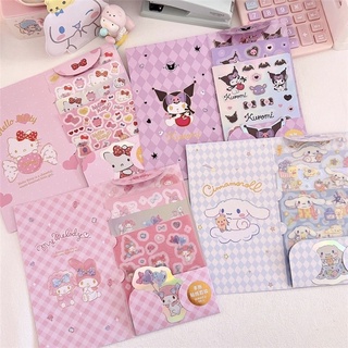 🌟Sanrio Style Sticker Set2 สติ๊กเกอร์ซานริโอ้ สติกเกอร์ซาริโอ้ สติกเกอร์พร้อมส่ง คุโรมิ มายเมโลดี้ คุ้มมาก