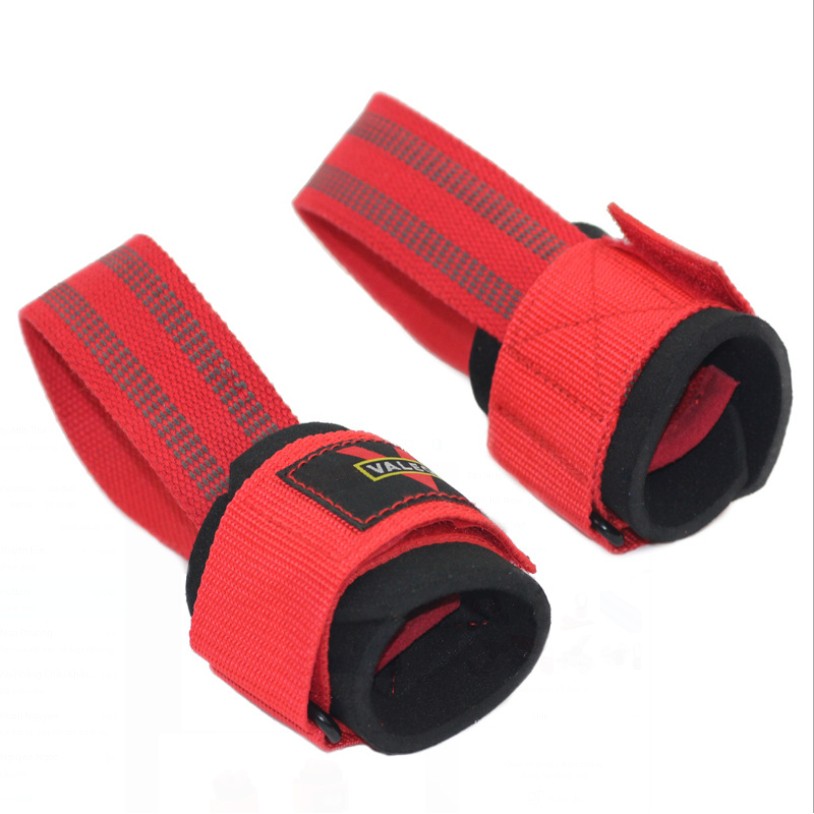 VALEO Lifting Straps Gym Deadlift Gloves (1 คู่)