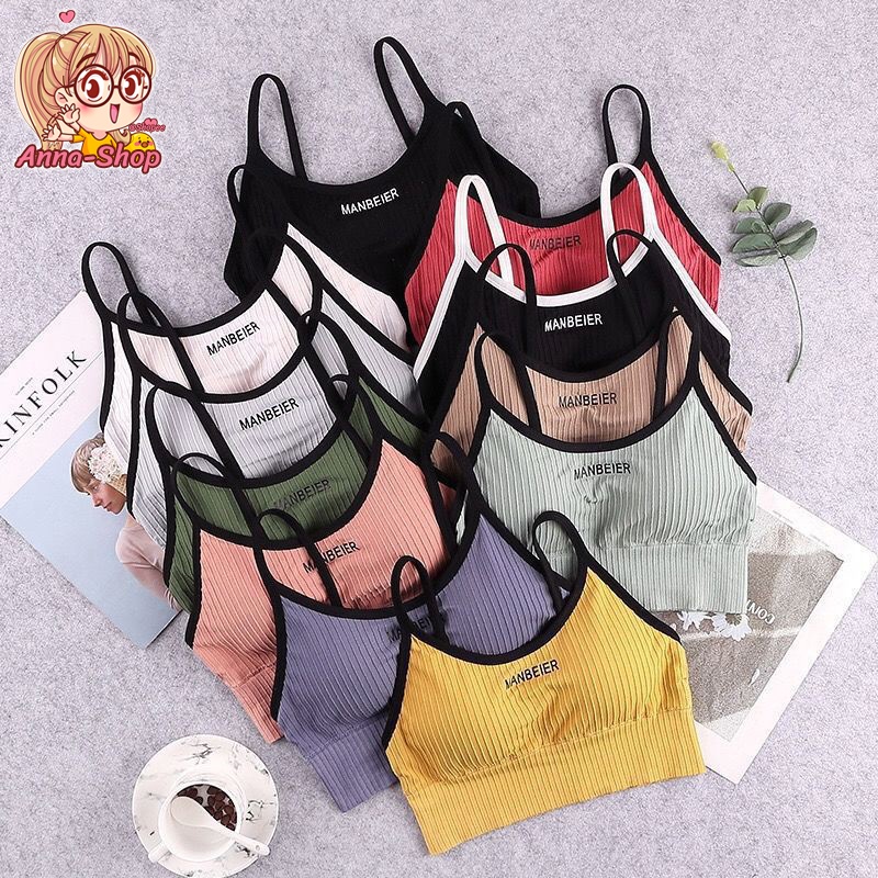 สายเดี่ยวสปอร์ตบรารุ่นเว้าหลังเซ็กซี่เบาๆฟรีไซส์ 32 - 38ใส่ได้ A49