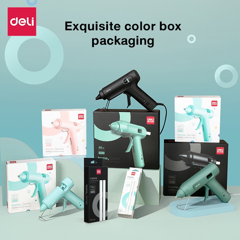 Deli กาวแท่งร้อน กาวแท่ง ขนาด 7mm-18pcs/11mm-12pcs ร้อนไวภายใน5นาที ติดแน่น ติดทน Glue Stick - 5