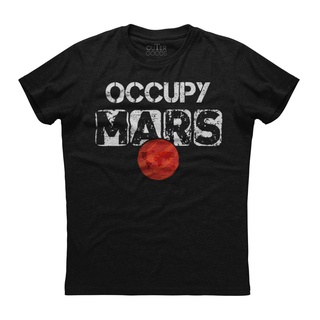 ขายดี!ขายดี เสื้อยืดแขนสั้น พิมพ์ลายดาวเคราะห์ Occupy Mars Planet Mars สีดํา สําหรับผู้ชาย OJofmc98BJpfnf15S-5XL