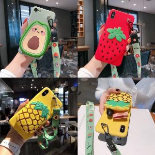 เคสโทรศัพท์มือถือลายอะโวคาโด + กระเป๋าสตางค์สําหรับ Samsung S20 , S20 Plus , S20 Ultra , S20 FE, A51 , A71, A01 , A11 , A10S , A20S , A30 , S10 Lite , A10,Note 10 Lite,A31,A21S