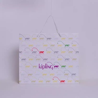 KIPLING 【โปรโมชั่น ถุงกระดาษช้อปปิ้ง สไตล์ใหม่ สําหรับใส่ของขวัญ 2021