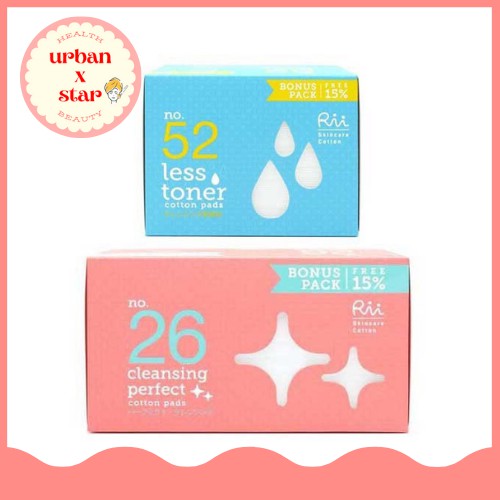 สำลีแผ่นอย่างนุ่ม Rii Less Toner No.52 / Cleansing Perfect No.26 (จำนวนเพิ่ม 15%) ราคา ถูกที่สุด ดีลบีเคเค แกลเลอรีภาพที่ 2