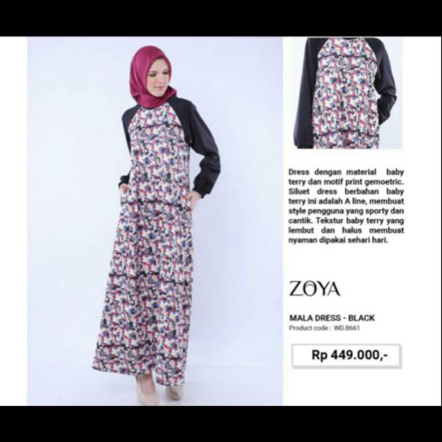 MALA DRESS สีดํา ZOYA