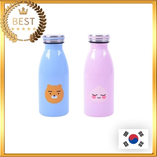 [KAKAO FRIENDS] Milky Sten Bottle 350ml│Stan Bottle│Sten Stan Tumbler│Stainless Steel Tumbler Bottle│Kakao Bottle Tumbler│Water Bottle เอพีช และ ไรอัน