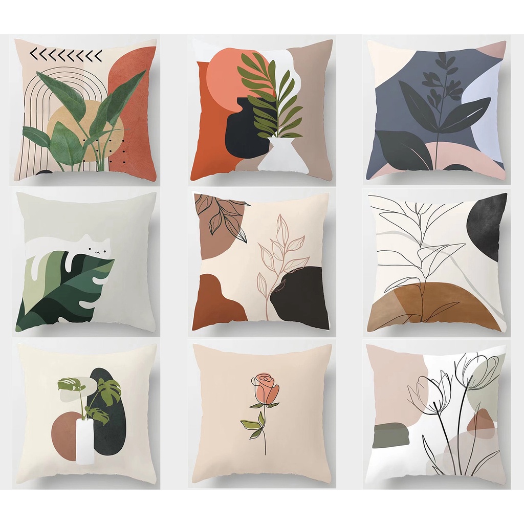 Morandi ปลอกหมอน แบบสองด้าน 70×70. 60x60. 50x50. 45x45. ปลอกหมอนอิง ขนาด 40×40 สําหรับตกแต่งบ้าน โซฟา