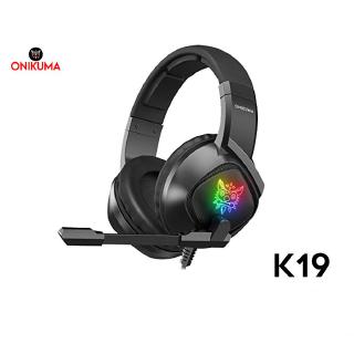 ❤1 year warranty❤Onikuma k19 RGB ชุดหูฟังเล่นเกมสําหรับ pc/มือถือ/ps 4/xbox/nintendo