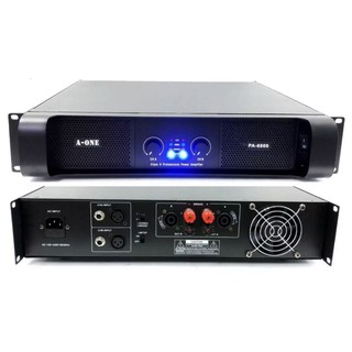 Professional poweramplifier เพาเวอร์แอมป์ 450W+450W เครื่องขยายเสียง รุ่น 6000