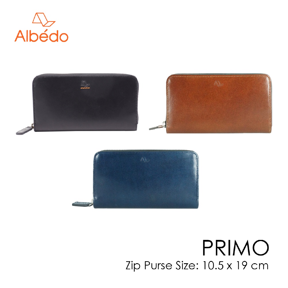 [Albedo] PRIMO ZIP PURSE กระเป๋าสตางค์/กระเป๋าเงิน/กระเป๋าใส่บัตร รุ่น PRIMO - PM10399/PM10371/PM10355