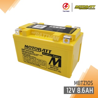 แบตเตอรี่มอเตอร์ไซค์ Motobatt  รุ่น MBTZ10S 12V 8.6Ah