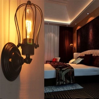 Modern Retro Loft Iron Industrial Rustic Sconce โคมไฟติดผนัง Loft Study Foyer ห้องรับประทานอาหาร Retro Wall Lights