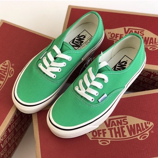 Vans ของแท้ 44 Dx Anaheim รองเท้าผ้าใบลําลอง ข้อสั้น สีเขียว