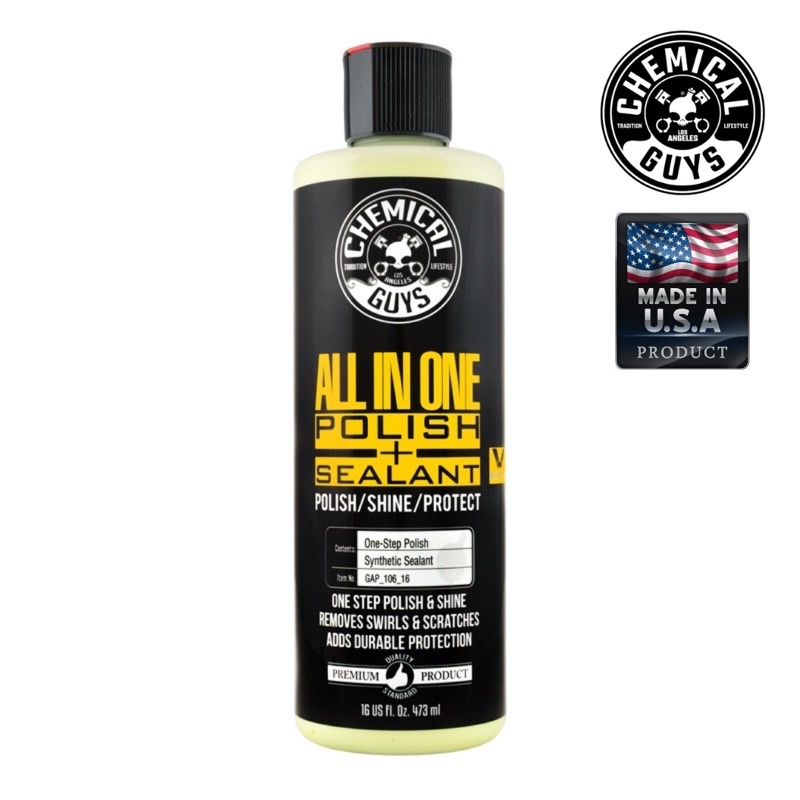 (ของแท้) V4 All in one Polish (16 oz) Chemical Guys น้ำยาเตรียมและทำ