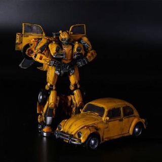 Transformers Bumblebee 21cm Transforming Boy Toys Robots Battle Version Loss Cars Animation Action Portrait Transforming Truck Model Children Gift H