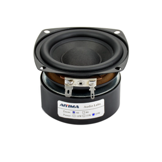 Aiyima ลําโพงซับวูฟเฟอร์ 3นิ้ว 25W Hifi Subwoofer 4 8 Ohm ทรงสี่เหลี่ยม 1ชิ้น