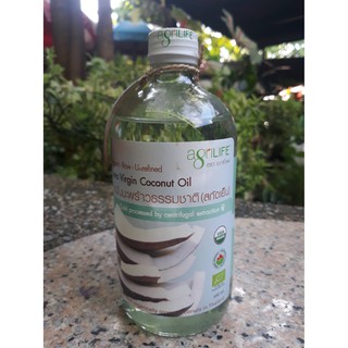 น้ำมันมะพร้าวสกัดเย็น ธรรมชาติ agrilife บำรุงผิว แก้ผิวแห้ง  natural coconut oil