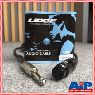 15เมตร LIDGE YM-379B สายXLR เมีย- PHONE ผู้ YM379B สาย15เมตร สายXLR หัวท้าย YM 379 B สาย XLR เมีย - โฟนผู้ 15M สายไมค...