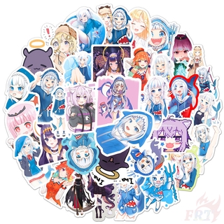 ❉ Hololive Vtuber Gawr Gura Series 02 สติ๊กเกอร์ ❉ 50Pcs/Set Fashion DIY Waterproof Decals Doodle สติ๊กเกอร์