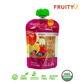 FruityU อาหารบด สำรับเด็กบด ออร์แกนิค พร้อมทาน ขนาด 99 กรัม