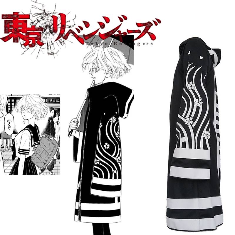 Tokyo Revengers Kawaragi Senju เสื้อแจ็คเก็ตแขนยาวคอสเพลย์สําหรับผู้หญิง