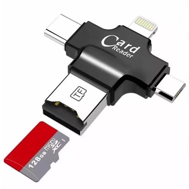 [อ่านก่อนสั่ง] Card Reader การ์ดรีดเดอร์ 4 in 1 USB Support FAT32 and exFAT