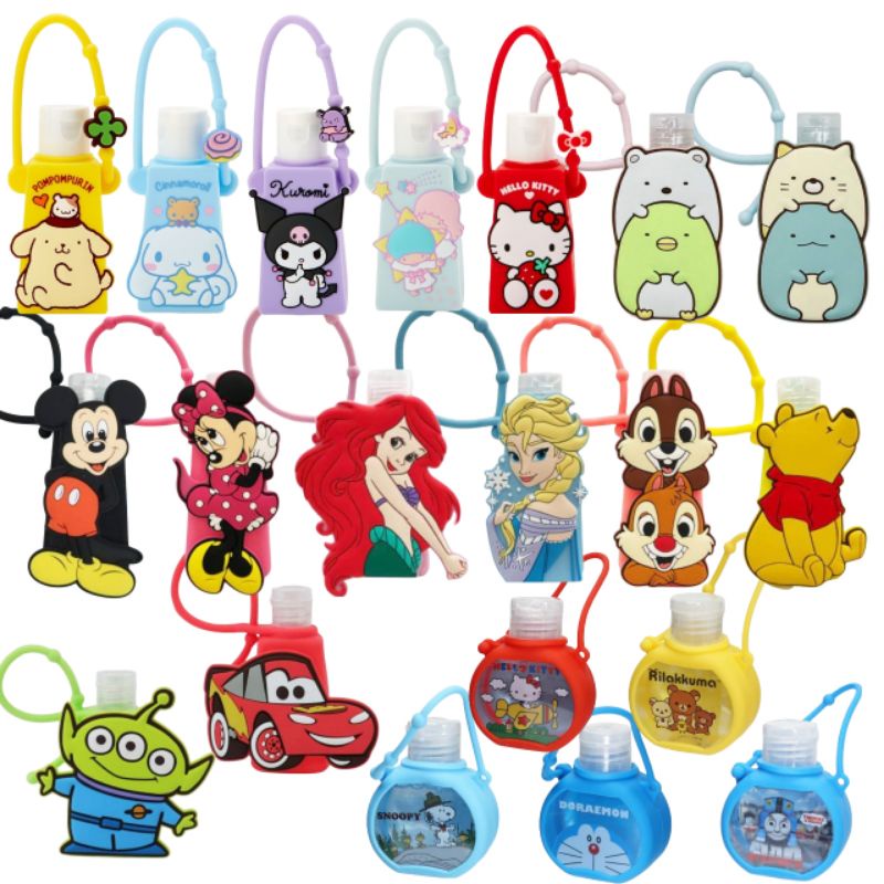 💦เจลล้างมือ Hand gel เจลแอลกอฮอล์ นำเข้าจากญี่ปุ่นแท้100% Sanrio,Disney,Snoopy มีส่วนผสมของแอลกอฮอล์ ฆ่าเชื้อแบคทีเรีย💦