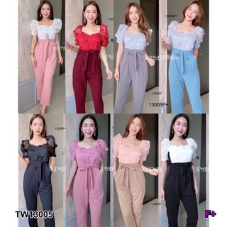 TW13005 Junpsuit จั้มสูทขายาว