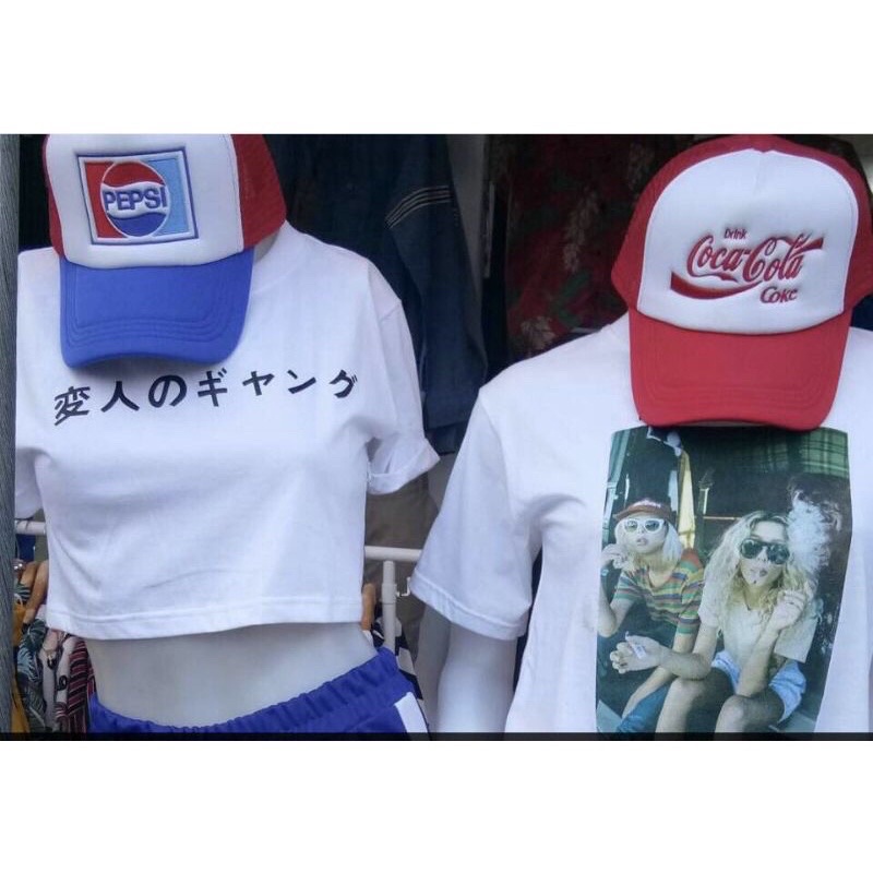 หมวกแก๊ป coke & pepsi  หมวกแฟชั่นใส่ได้ทั้ง ชายและหญิง Cap รูปที่ 5