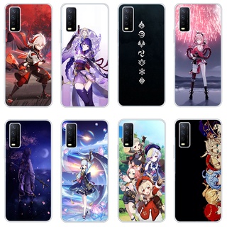 เคสซิลิโคนใส ลายการ์ตูนเกม MiHoYo กันกระแทก สําหรับ Vivo y20 Vivo y12s y20s y20 y21i Vivo y12 Vivo y12i y11 2021