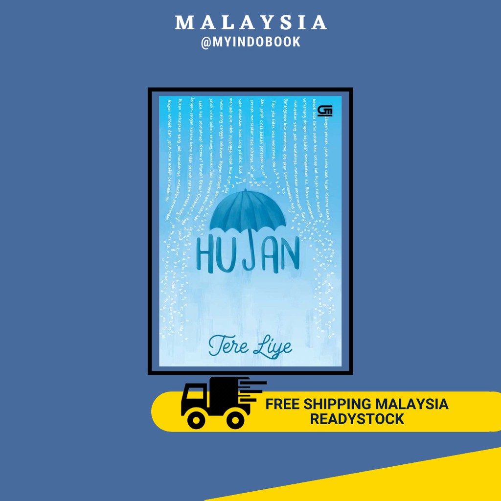 Hujan โดย Tere Liye ปกใหม่