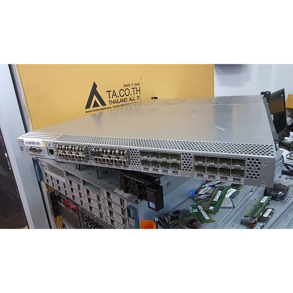 Brocade Silkworm 4100 32-Port 4Gb FC Fibre Channel SAN Switch SM-4120-R0000 สินค้ามือสองมีประกันร้าน