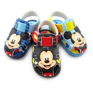 Kenta รองเท้าแตะสวมเด็กPVCรัดส้น ลายBaby Mickey Mouse รุ่นBM87-1 ขนาด19-24