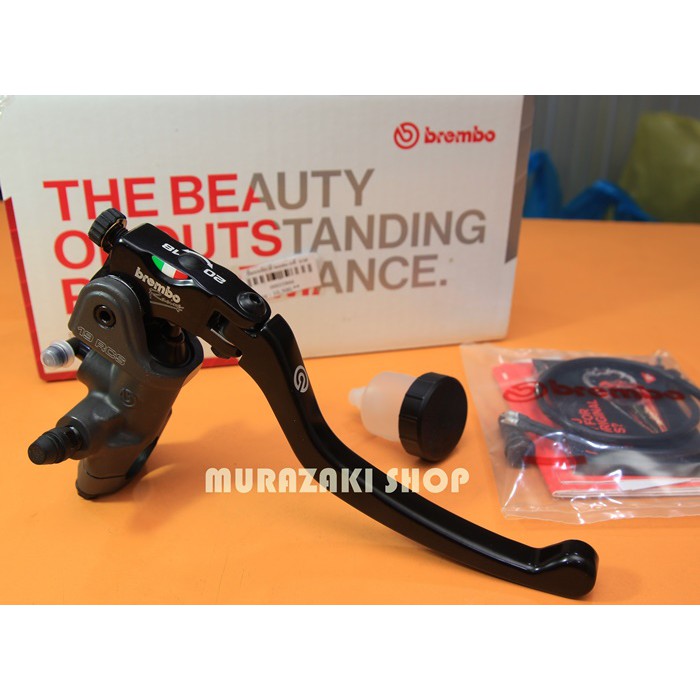 ปั๊มบน Brembo Italy RCS ก้านยาว + กระปุก ของแท้ 100% เบอร์15-17-19