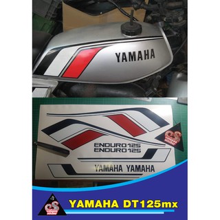 stickerสติ๊กเกอร์ลายรถมอเตอร์ไซค์ yamaha dt125mx