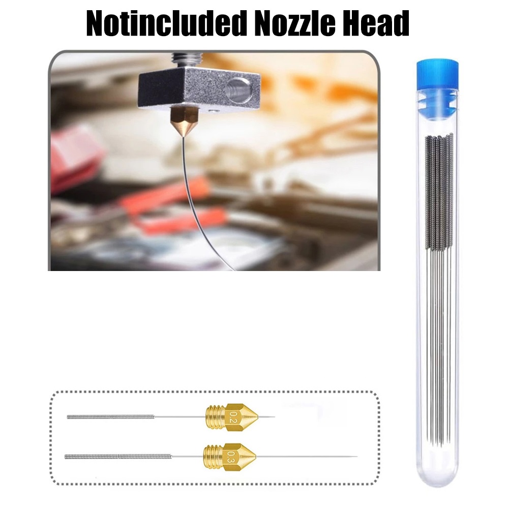 เข็มทําความสะอาดหัวฉีด สําหรับเครื่องพิมพ์ 3D 0.150.2 0.25 0.3 0.35 0.4 0.5 0.6 0.81.0 มม. - รูปที่ 6