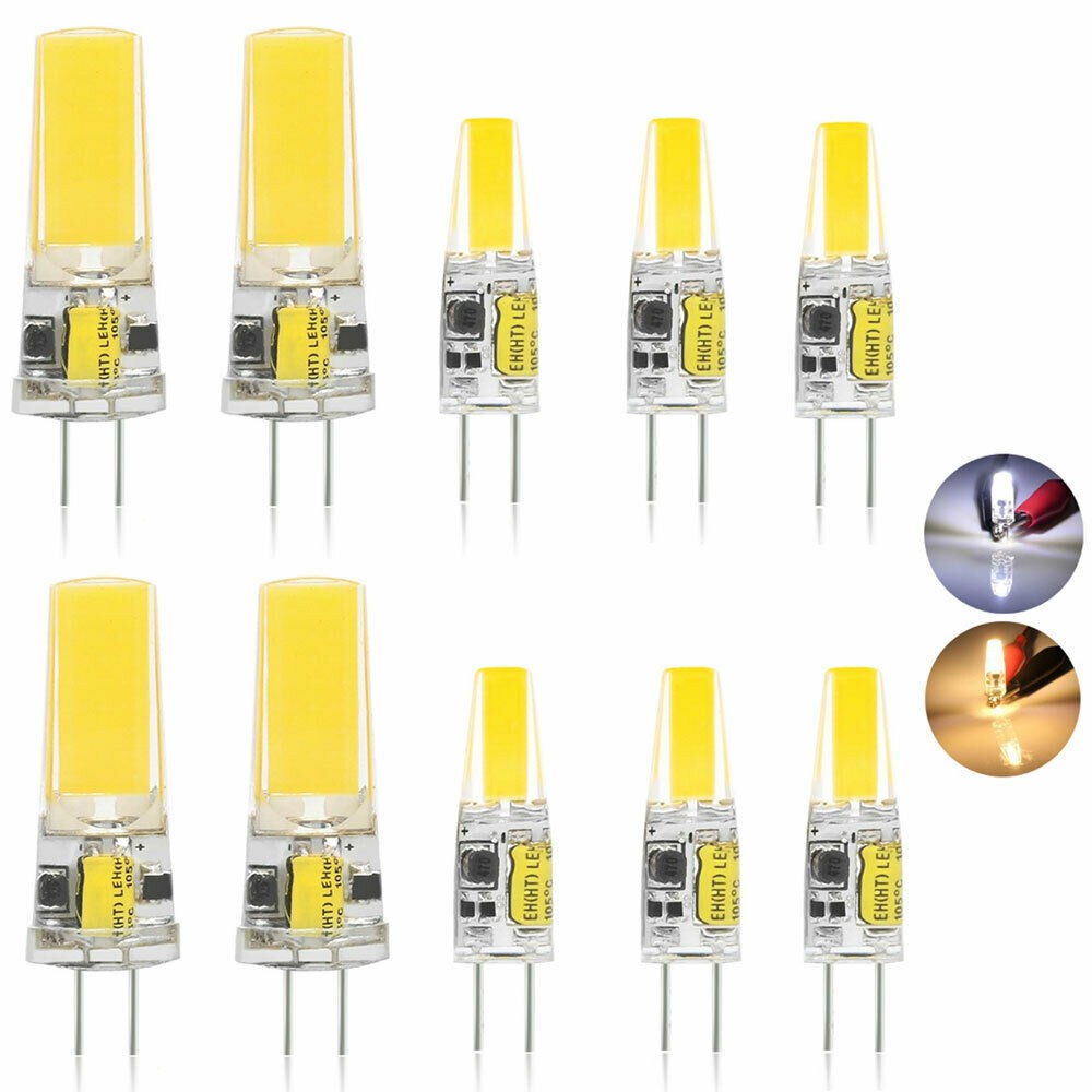 Ac/dc 12V หรี่แสงได้ G4 LED COB Light 3W 6W ไม่มีการสั่นไหวหลอดไฟ LED หลอดไฟ Cool White/Warm White