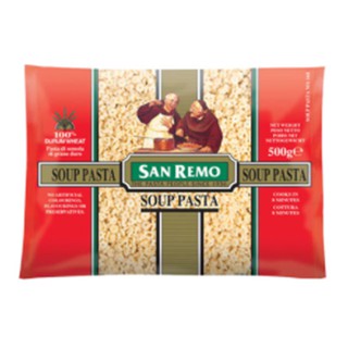 San Remo Soup Pasta Italian Food Noodle Salad 500g. พาสต้าซุป ซันเรโมซุปพาสต้าอาหารอิตาเลียนบะหมี่สลัด 500 กรัม