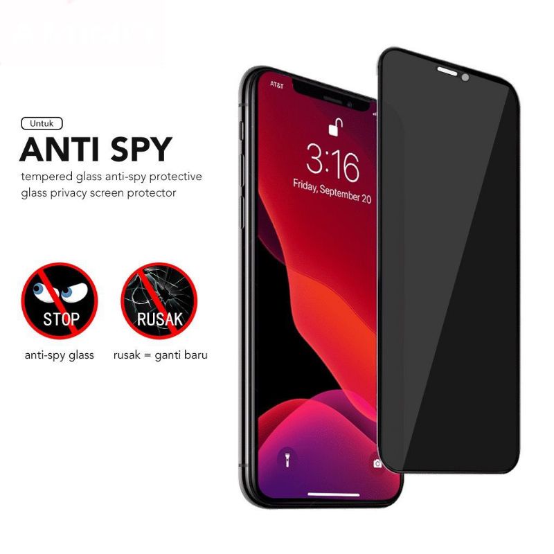 LAYAR กระจกนิรภัย Spy Privacy Anti Scratch Spy Glass Full Lis Spy Matte Premium Realme Narzo 50A /Na