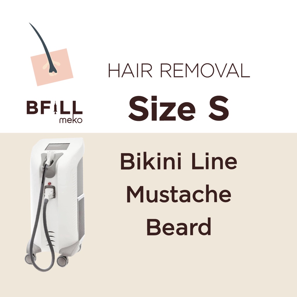 Hair Removal Diode Size S (Bikini Line or Mustache or Beard) Express Que By Senior Specialist