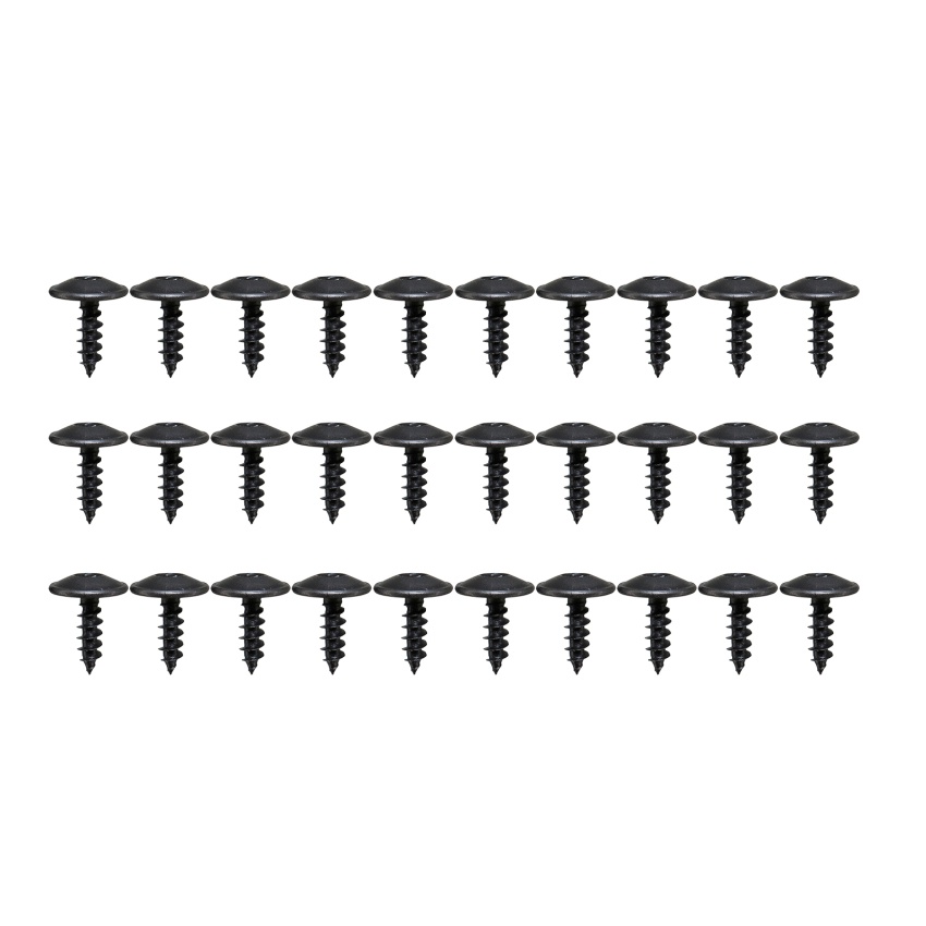 Audi A4 A3 A5 A6 A7 A8 Q5 Golf Passat 30pcs 5mm Torx สกรูเครื่องยนต์รถยนต์ภายใต้ Splash Guard สกรูแตะตัวเอง N90974701