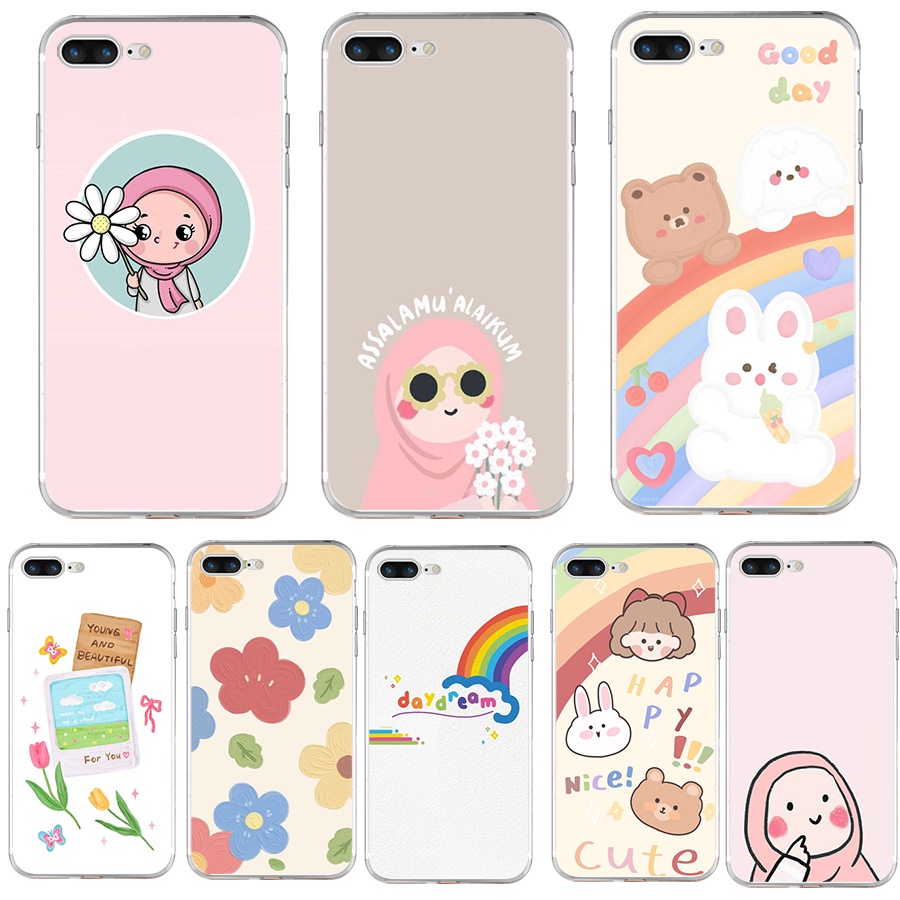เคสสําหรับ Iphone 6s plus 7 7 plus x ใส TPU ซิลิโคน เคสนิ่ม