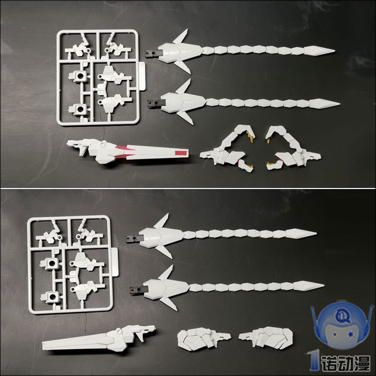 EW RG HG Unicorn Revenge Banshee Unit 3 VN BS Armor Claw Cannon พร้อมอุปกรณ์เสริม RG Tail