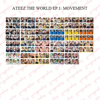 [พร้อมส่ง] Ateez THE WORLD EP. พัดลมโฟโต้การ์ด เคลื่อนไหวได้ 1 ใบ ผลิตโดย YANGPASHOP ATZZ SAN SEONGHWA HONGJOONG