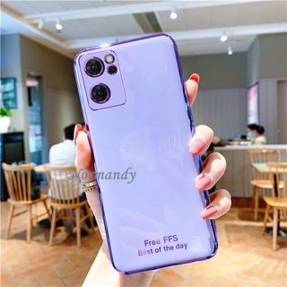 เคสโทรศัพท์ New Case OPPO Reno7 Pro Reno 7 6 Z Pro 5G Fashion Plating Phone Casing Silicagel Soft Cover Shockproof Protective Case เคส