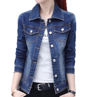 Denim Jacket for Women – Slim Fit Casual Long Sleeve Jean Coat – Korean Style maong jacket