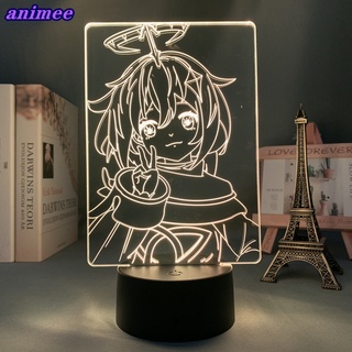 โคมไฟอะคริลิค Led 3d Genshin Impact Paimon NPC ลายเกม +W*Y