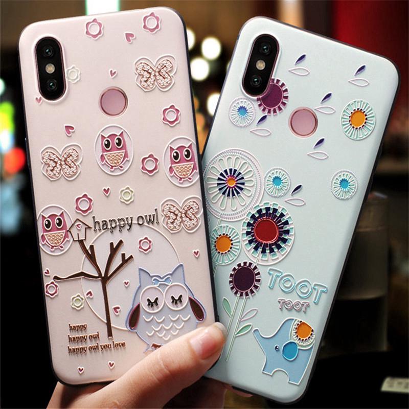 tpu เคสโทรศัพท์ซิลิโคนลายการ์ตูนน่ารัก 3 มิติสําหรับ xiaomi mi 9 8 lite exploratory