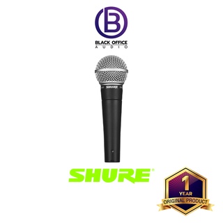 SHURE SM58 ไมค์ร้องเพลง / ร้องคาราโอเกะ / ไมค์ไดนามิค (BlackOfficeAudio)